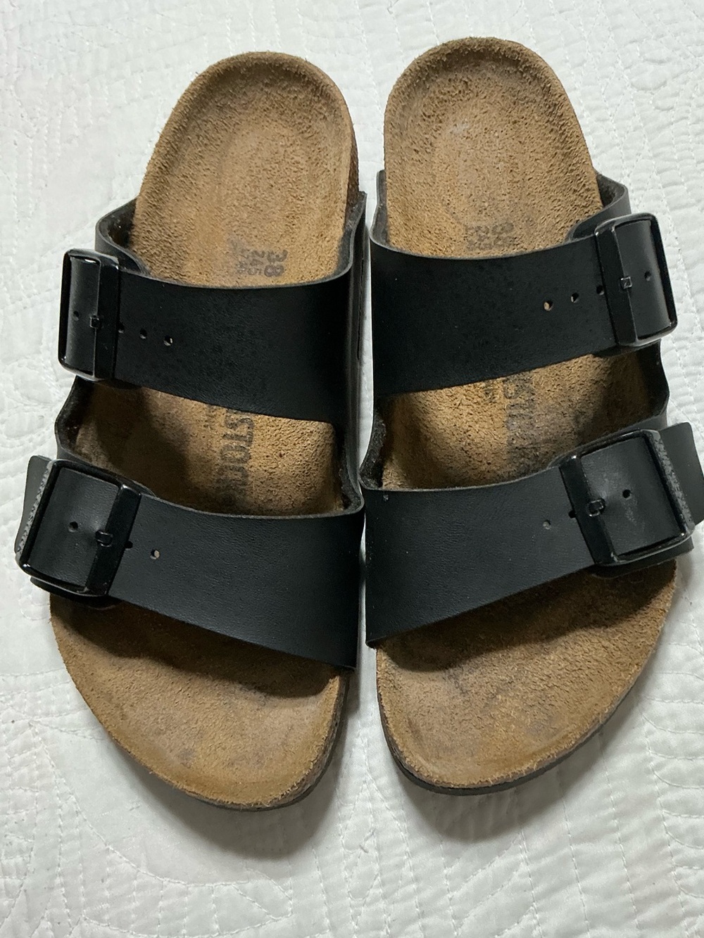 BIRKENSTOCK Arizona Birko-Flor Black Size EU 38 US 7 - 7.5